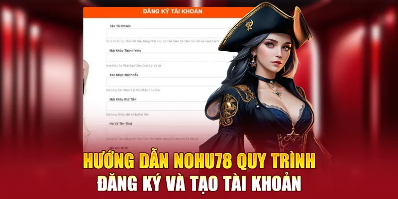 Hướng dẫn NOHU78 quy trình đăng ký và tạo tài khoản